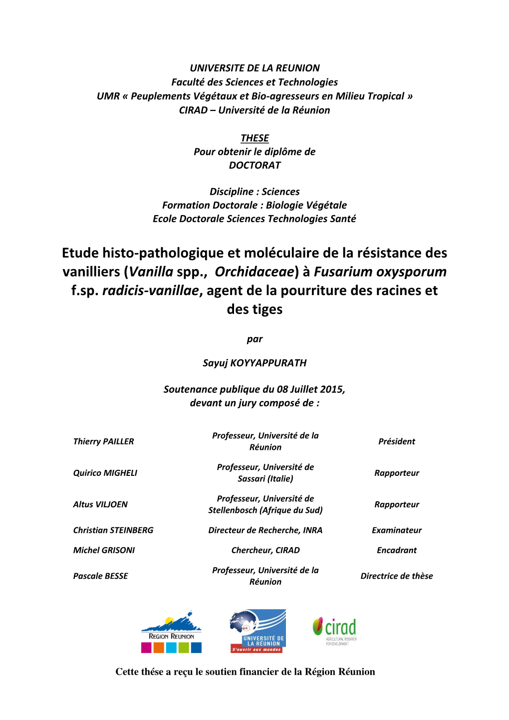 Histological and Molecular Approaches for Resistance to Fusarium Oxysporum F.Sp