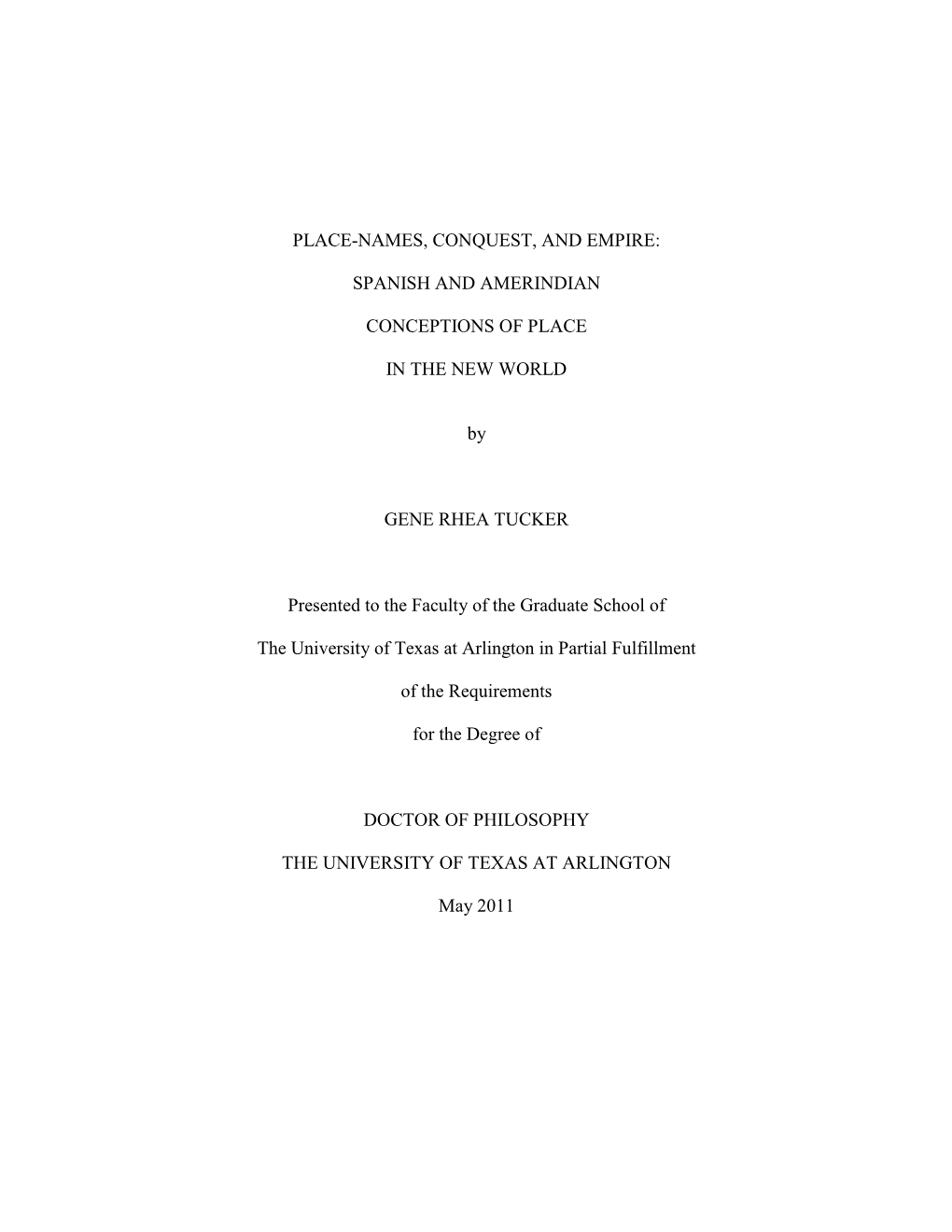 Up to Four Thesis Title Lines, in All Caps