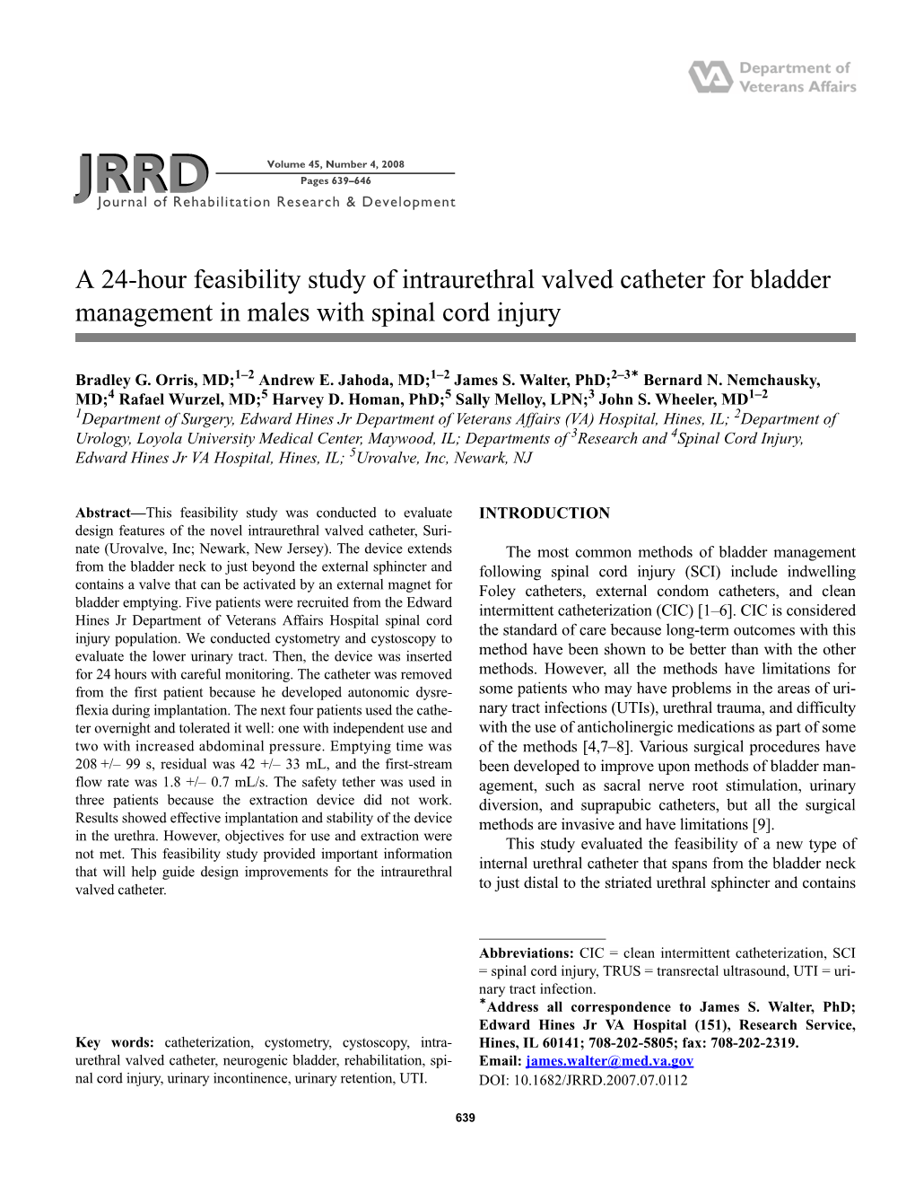 JRRD Volume 45, Number 4, 2008