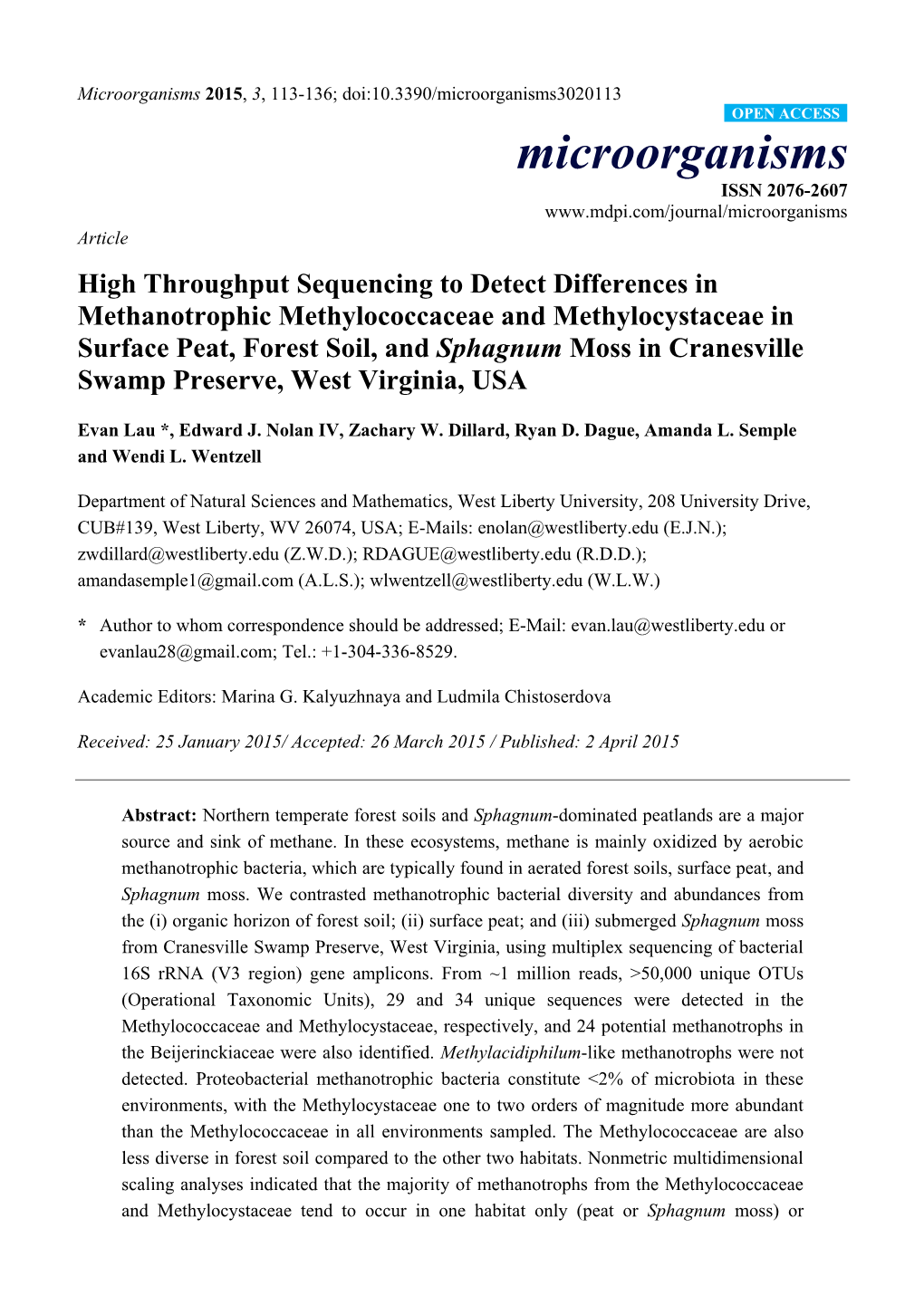 High Throughput Sequencing to Detect Differences In