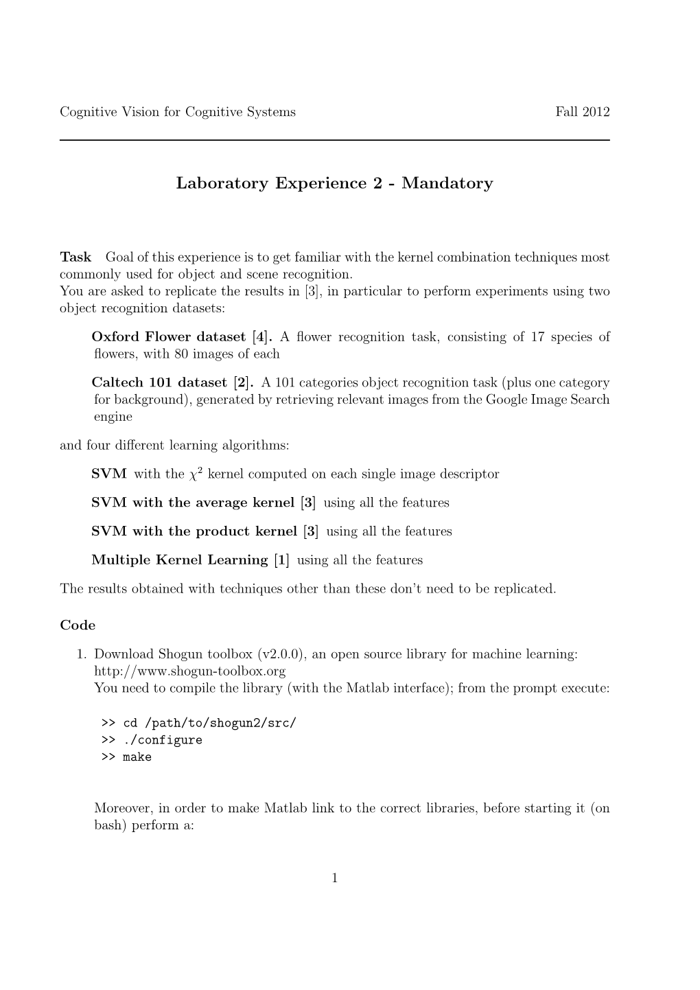 Laboratory Experience 2 - Mandatory