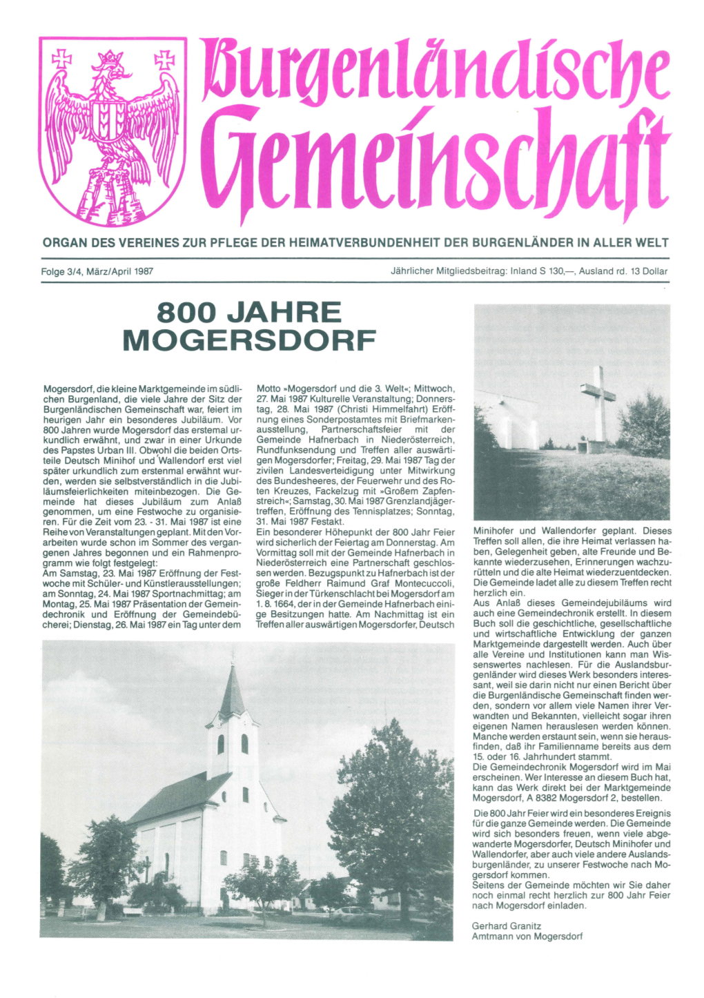 800 Jahre Mogersdorf