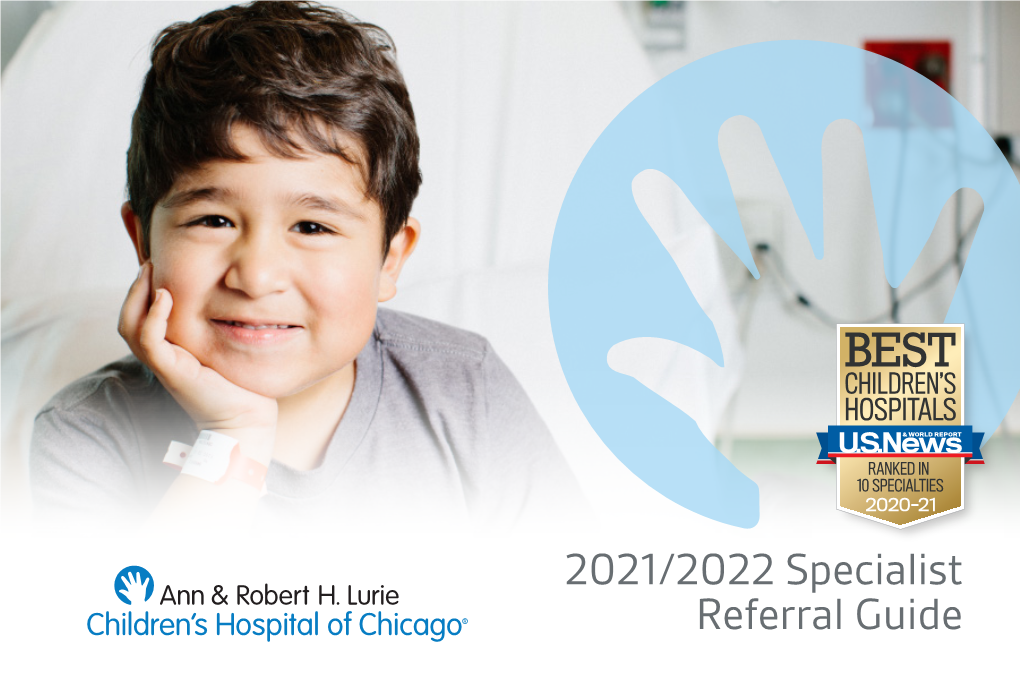 2021/2022 Specialist Referral Guide