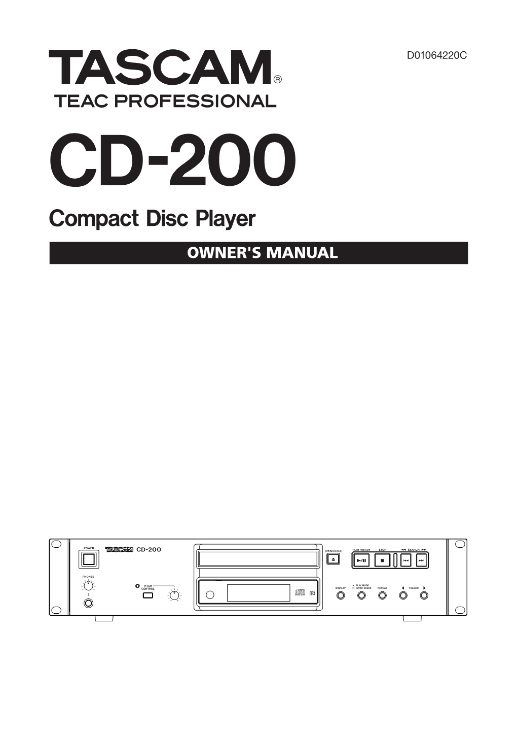CD-200 Owner's Manual