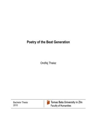 Poetry of the Beat Generation