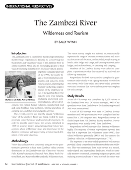 The Zambezi River: Wilderness and Tourism