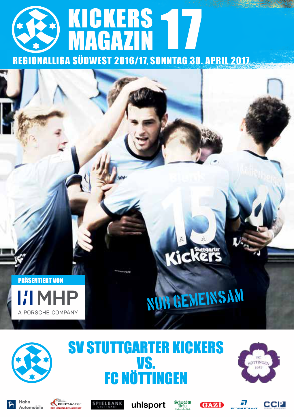 Kickers Magazin 17 Regionalliga Südwest 2016/17, Sonntag 30