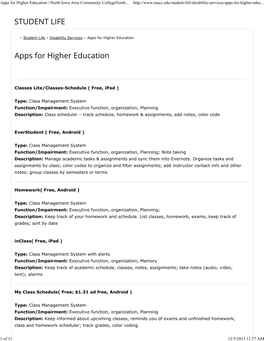 Apps for Higher Education | North Iowa Area Community Collegenorth Iowa Area Community College
