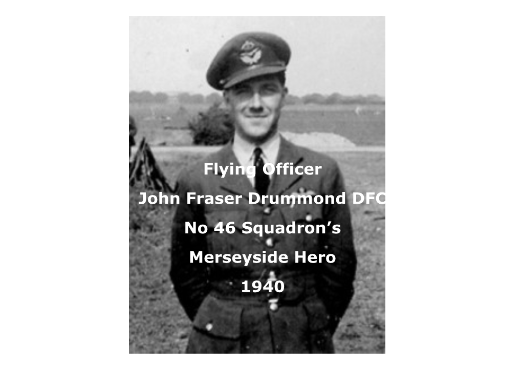 Flying Officer John Frazer Drummond