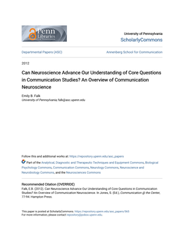 An Overview of Communication Neuroscience