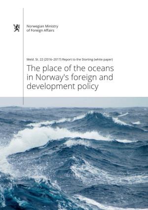 The Place of the Oceans in Norway's Foreign and Development Policy