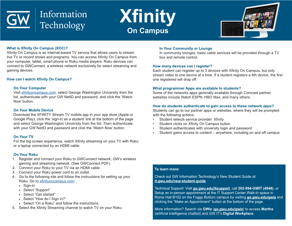 Xfinity on Campus