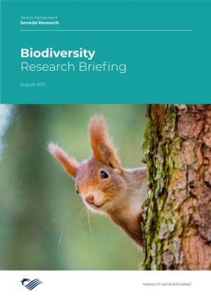 Biodiversity Research Briefing
