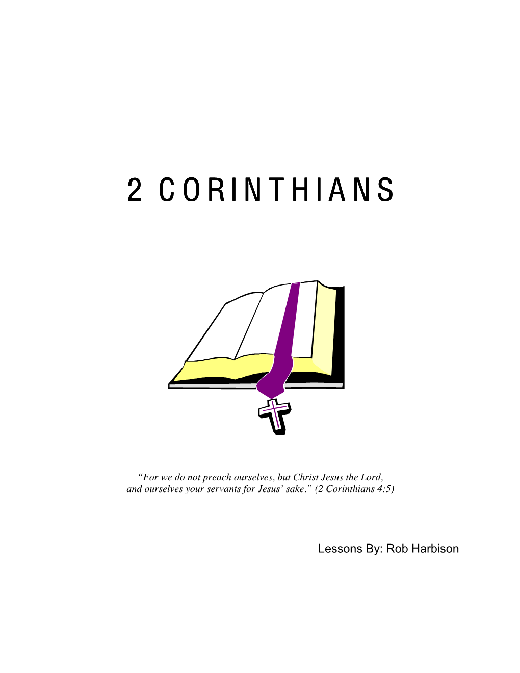 2 Corinthians Bible Class Book