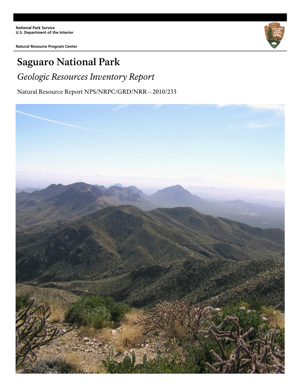 Saguaro National Park Geologic Resources Inventory Report