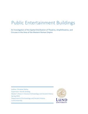 Public Entertainment Buildings
