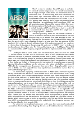 There's No Need to Introduce the ABBA Group to Anybody – Two