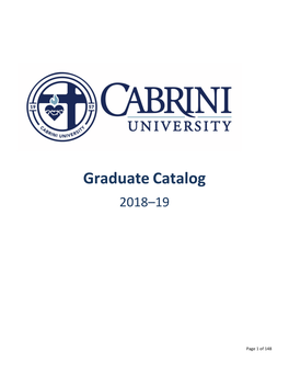 2018-19 Graduate Catalog