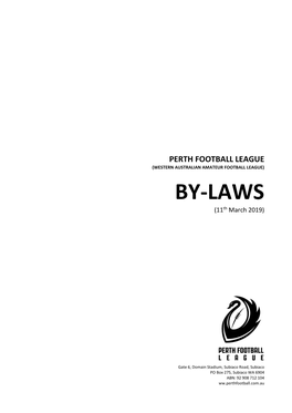 Perth Football League (Western Australian Amateur Football League)