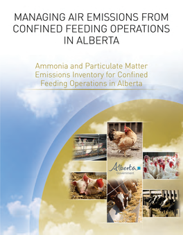 Ammonia and Particulate Matter Emissions Inventory for Confined Feeding Operations in Alberta