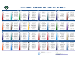 2020 Fantasy Football Nfl Team Depth Charts
