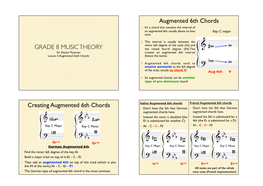 Lesson 3 Augmented 6Th Chords.Key