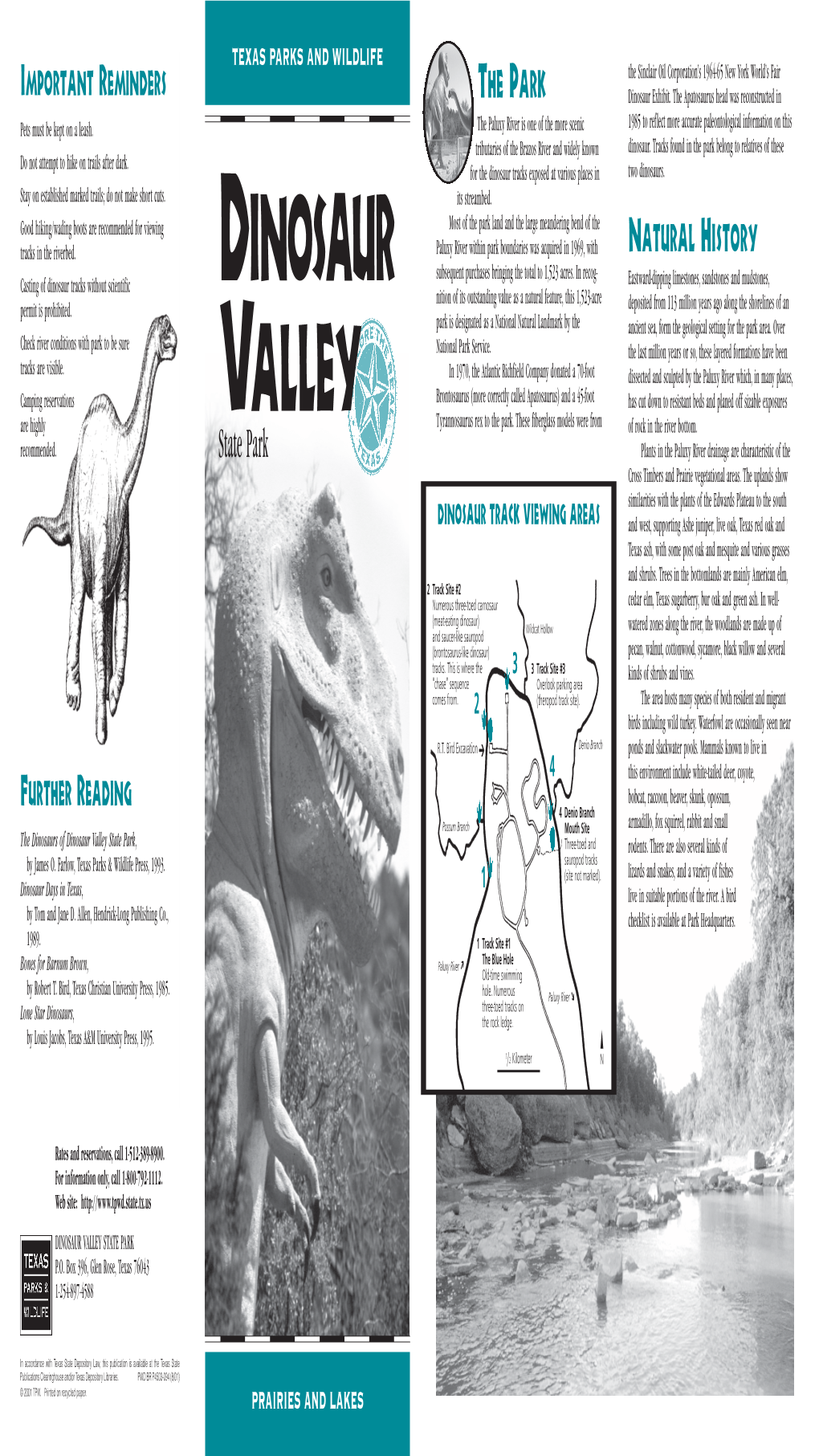 Dinosaur Valley State Park, Three-Toed and Rodents