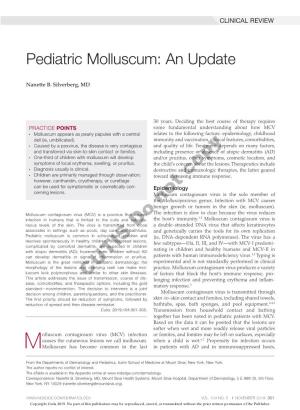 Pediatric Molluscum: an Update