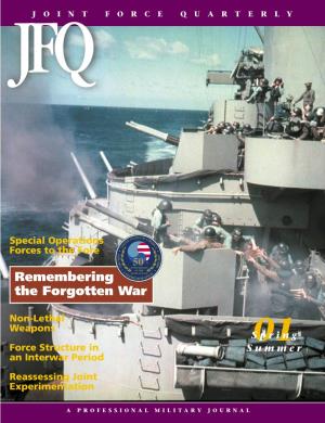 Joint Force Quarterly- Spring-Summer 2001