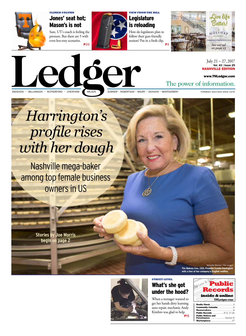 Harrington's Profile Rises with Her Dough