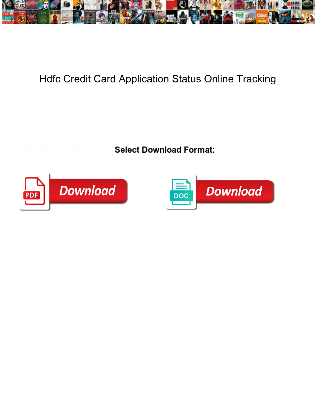 Hdfc Credit Card Application Status Online Tracking