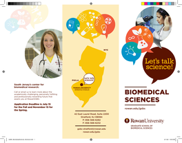 Rowan University Graduate School of Biomedical Sciences