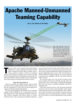 Apache Manned-Unmanned Teaming Capability