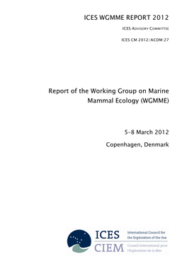 Wgmme Report 2012