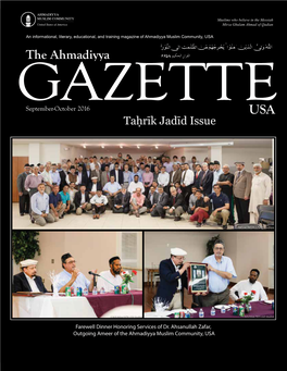 The Ahmadiyya Gazette USA