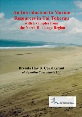 An Introduction to Marine Resources in Tai Tokerau with Examples from the North Hokianga Region