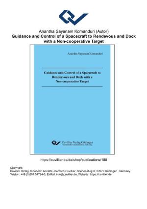 Guidance and Control of a Spacecraft to Rendevous and Dock with a Non-Cooperative Target