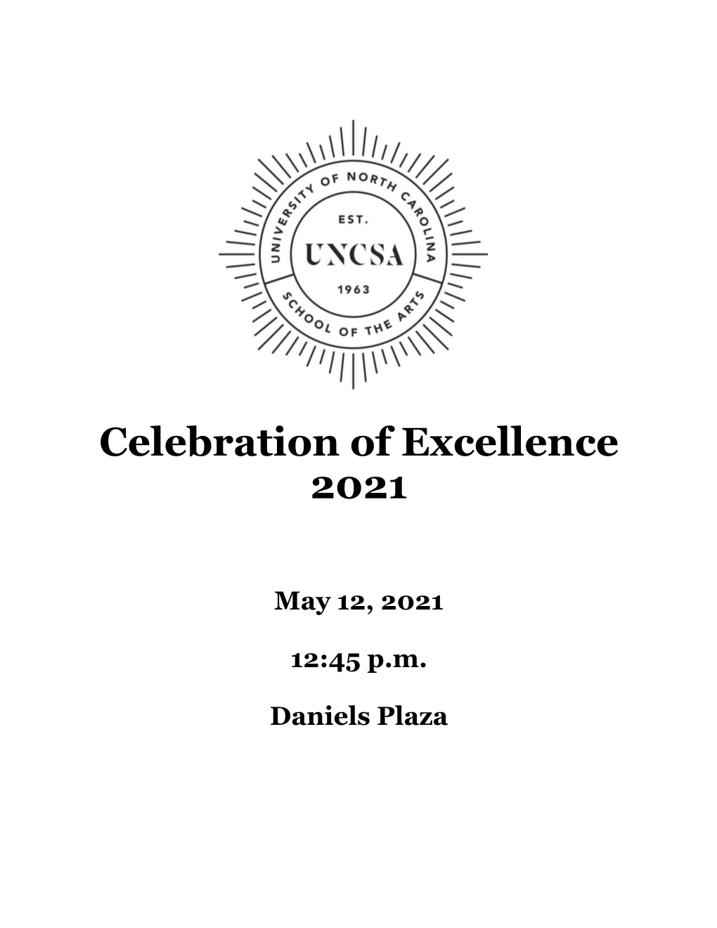 Celebration of Excellence 2021 Program