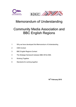 Memorandum of Understanding