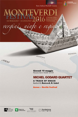 MICHEL GODARD QUARTET a TRACE of GRACE Musiche Di C