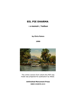 Eel Pie Dharma