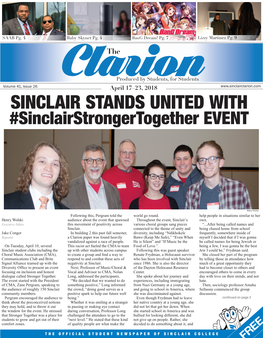 SINCLAIR STANDS UNITED with #Sinclairstrongertogether EVENT