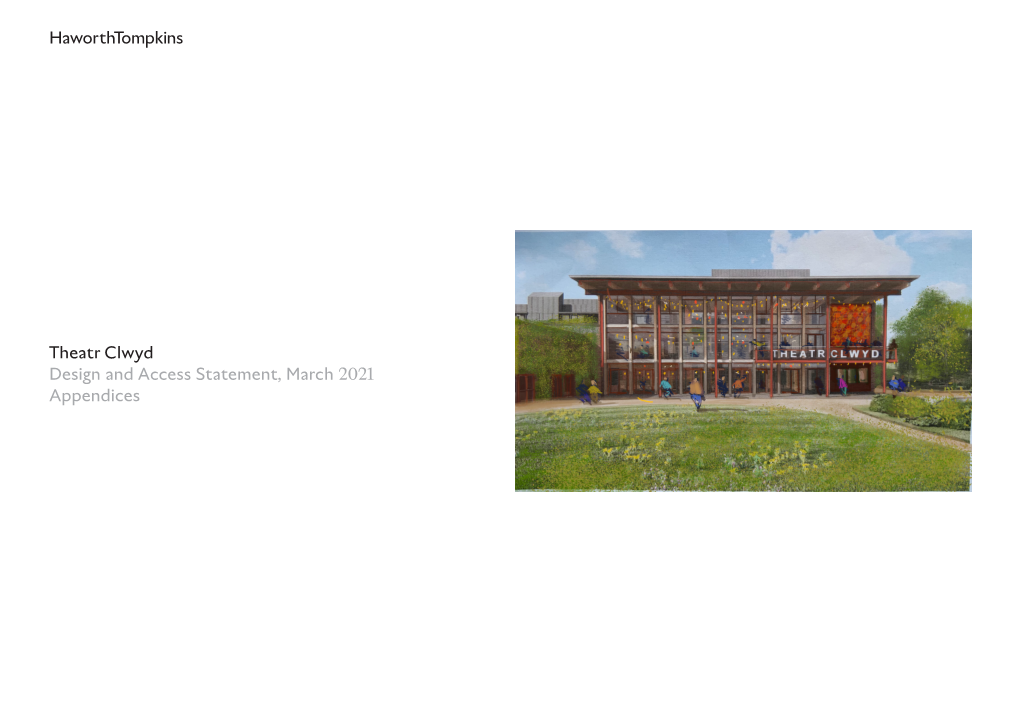 Haworthtompkins Theatr Clwyd Design and Access Statement