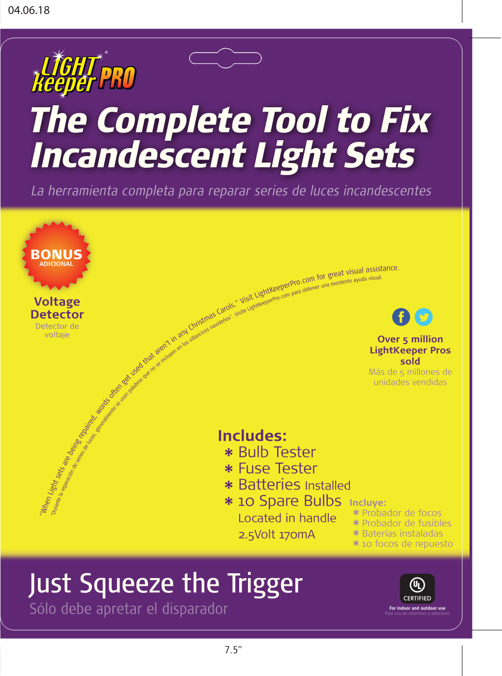 The Complete Tool to Fix Incandescent Light Sets