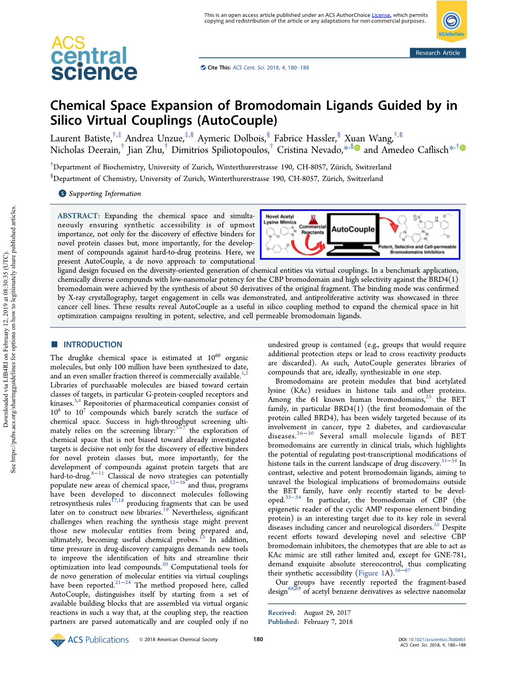 Chemical Space Expansion of Bromodomain Ligands