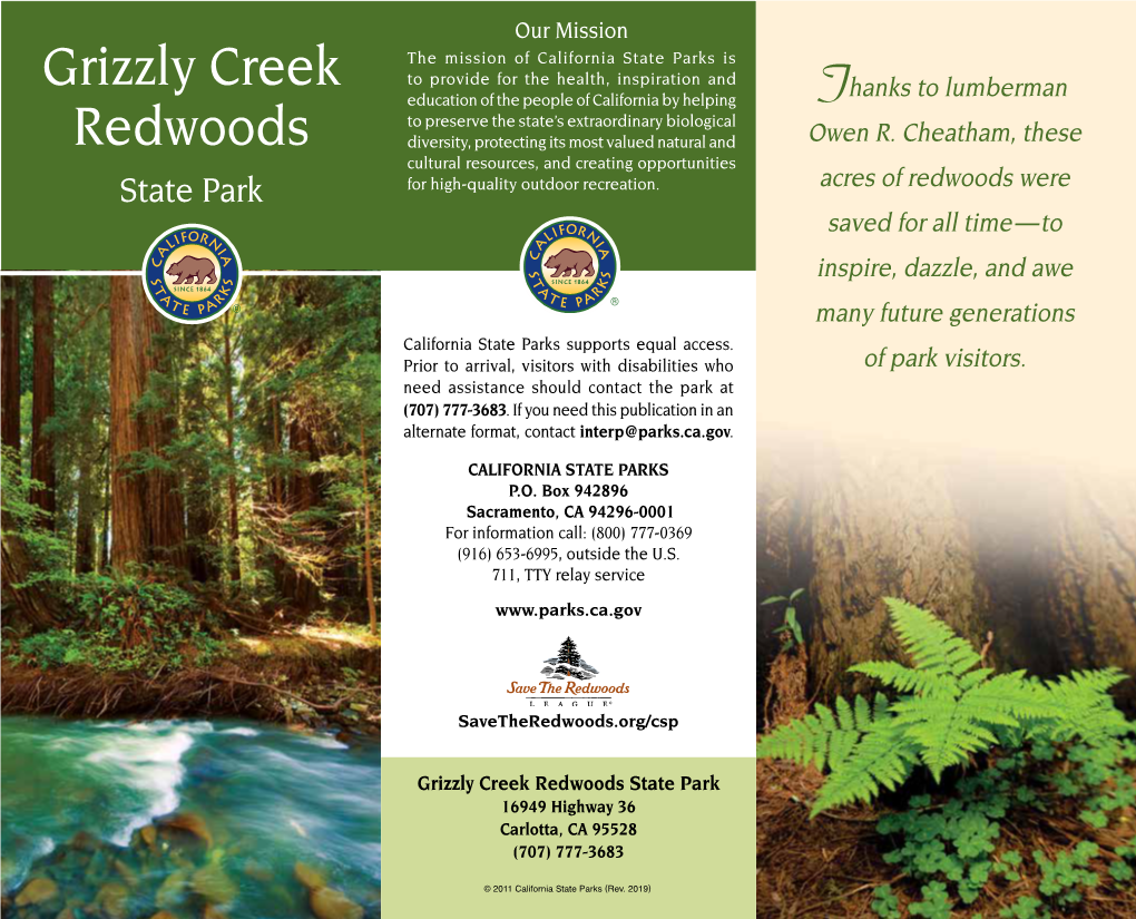 Grizzly Creek SP
