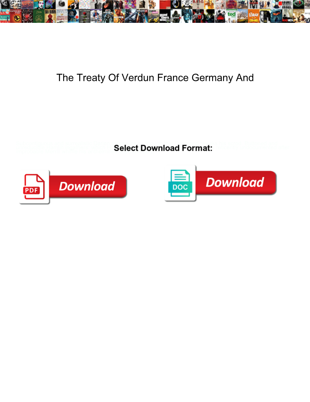 The Treaty of Verdun France Germany And