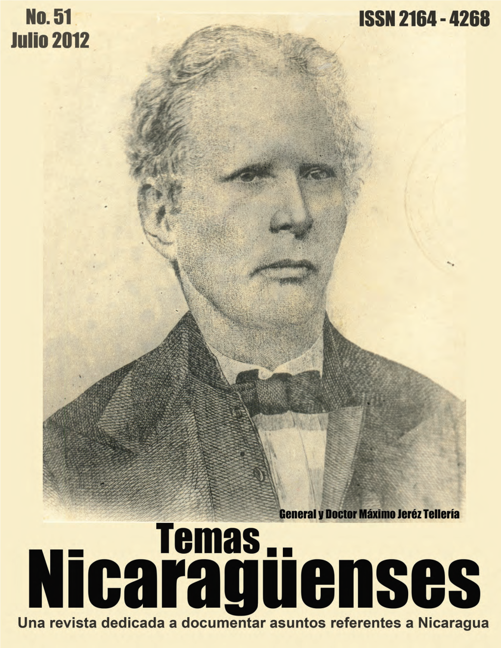 Revista De Temas Nicaragüenses. Dedicada a La Investigación Sobre