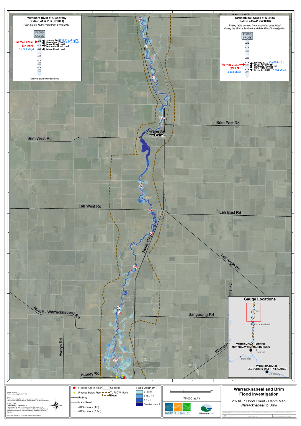 Warracknabeal and Brim Flood Investigation a a !