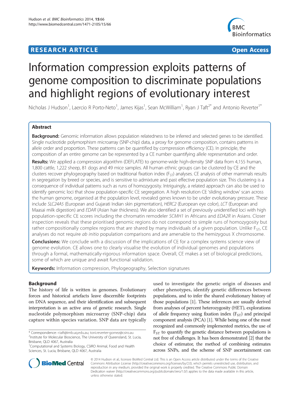 Information Compression Exploits Patterns of Genome Composition To